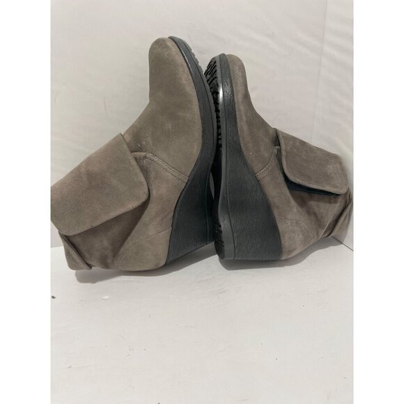 Dansko Womens suede leather Wedge Ankle Boots with Velcro Upper size 36 - Picture 7 of 7